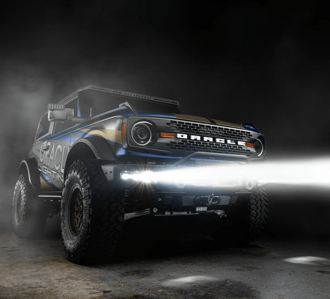 Oracle Laser Auxiliary Light / LED Fog Light Kit 2021 - 2024 Bronco - Speedlogix