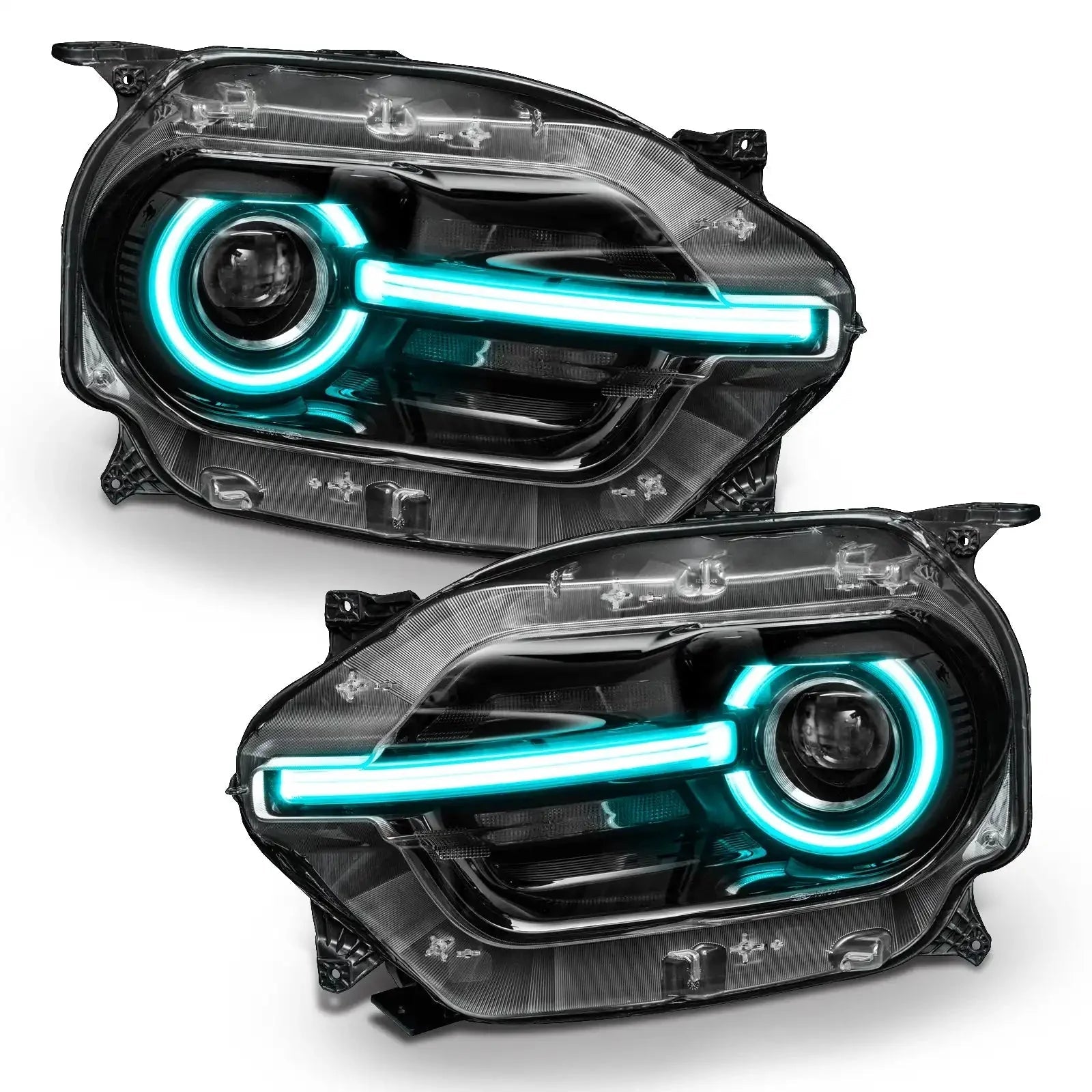 ORACLE Lighting 2021 - 2025 Ford Bronco Sport ColorSHIFT RGB+W Headlight DRL + Halo Upgrade - Speedlogix