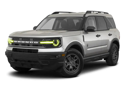 ORACLE Lighting 2021 - 2025 Ford Bronco Sport ColorSHIFT RGB+W Headlight DRL + Halo Upgrade - Speedlogix