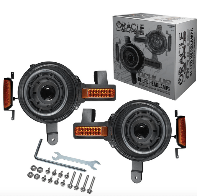 ORACLE Oculus Bi - LED Projector Headlights White 2021 - 2024 Bronco - Speedlogix