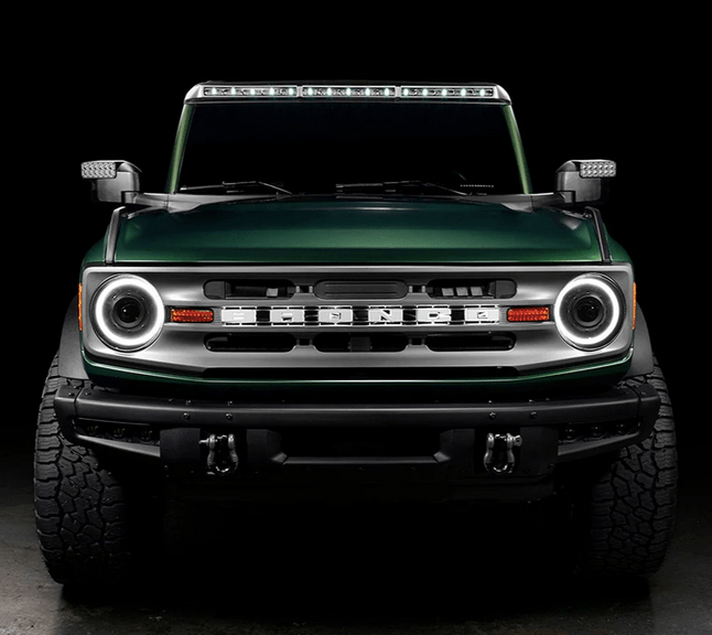 ORACLE Oculus Bi - LED Projector Headlights White 2021 - 2024 Bronco - Speedlogix