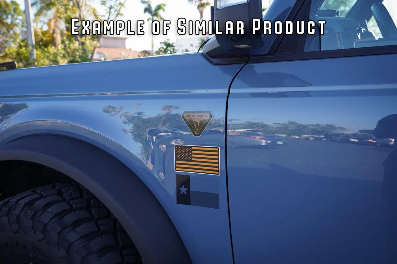 Outer Banks Fender Badge Overlays - 2021+ Bronco - Speedlogix