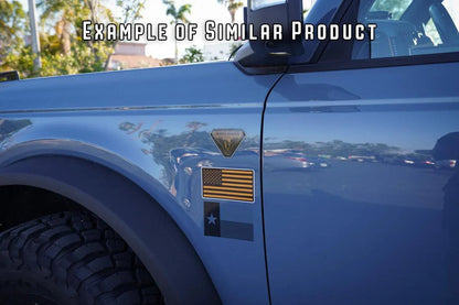 Outer Banks Fender Badge Overlays - 2021+ Bronco - Speedlogix