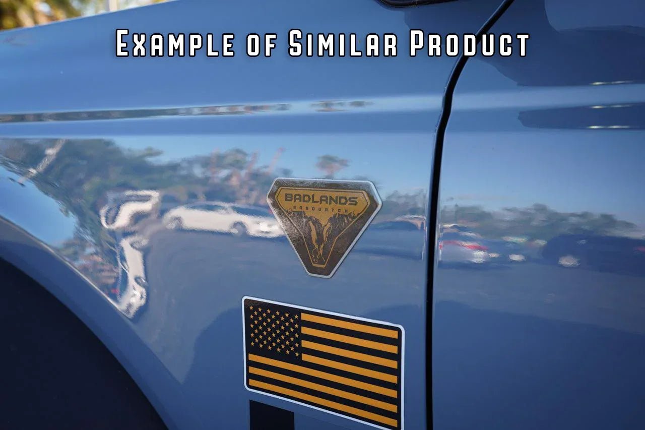 Outer Banks Fender Badge Overlays - 2021+ Bronco - Speedlogix
