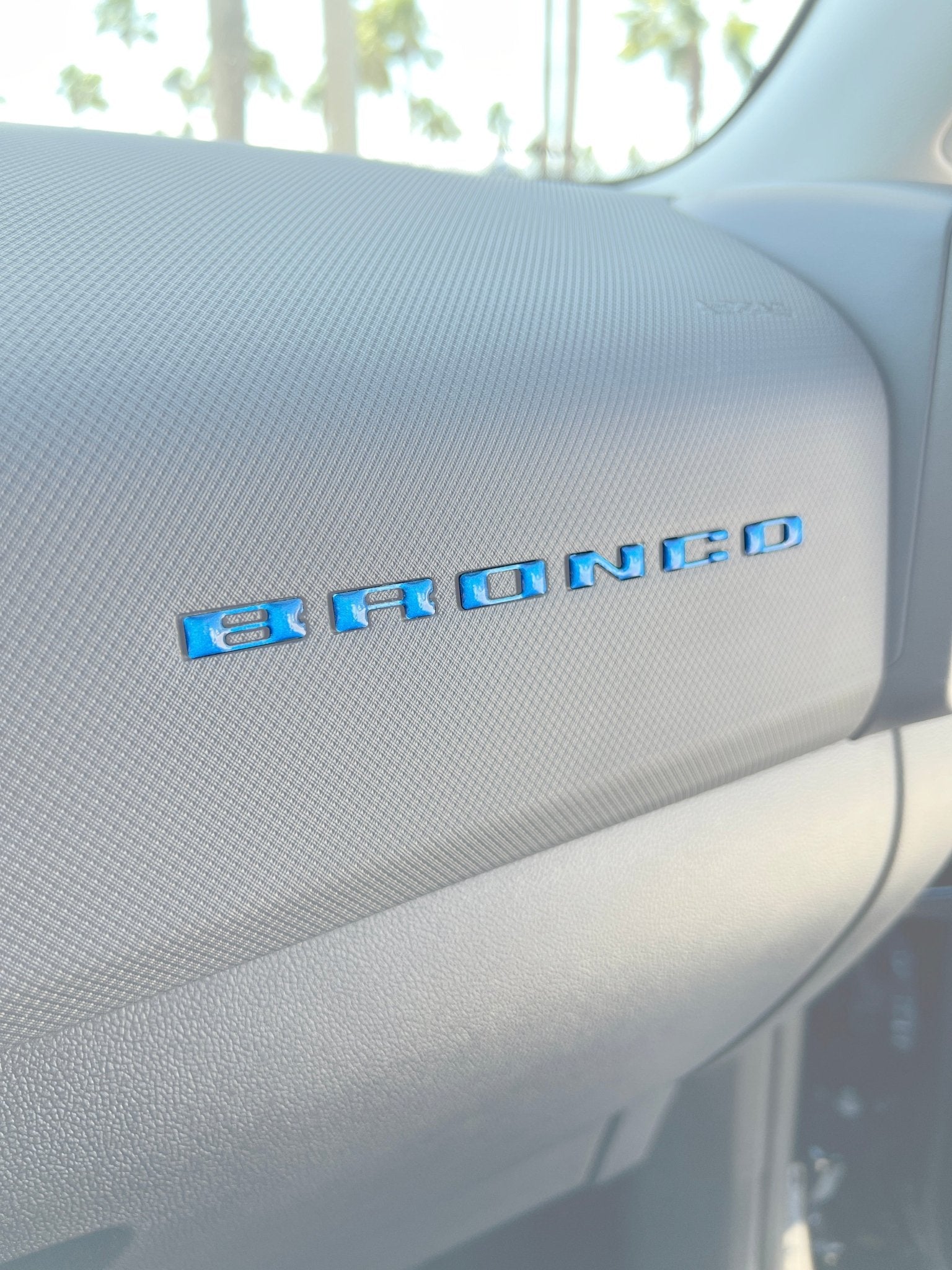 Passenger Dash Letter Inserts Fits 2025 - 2026 Ford Bronco Sport - Speedlogix