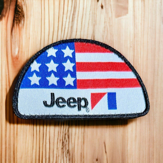 Patch - Jeep® 1970 - 1987 Flag Logo - Speedlogix