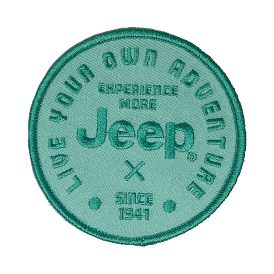 Patch - Jeep Live Your Adventure - Teal - Speedlogix