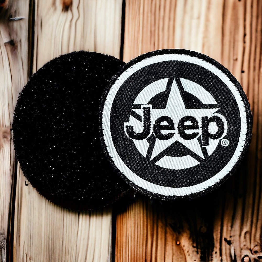Patch - Jeep® Oscar Mike Star Black/White - Speedlogix
