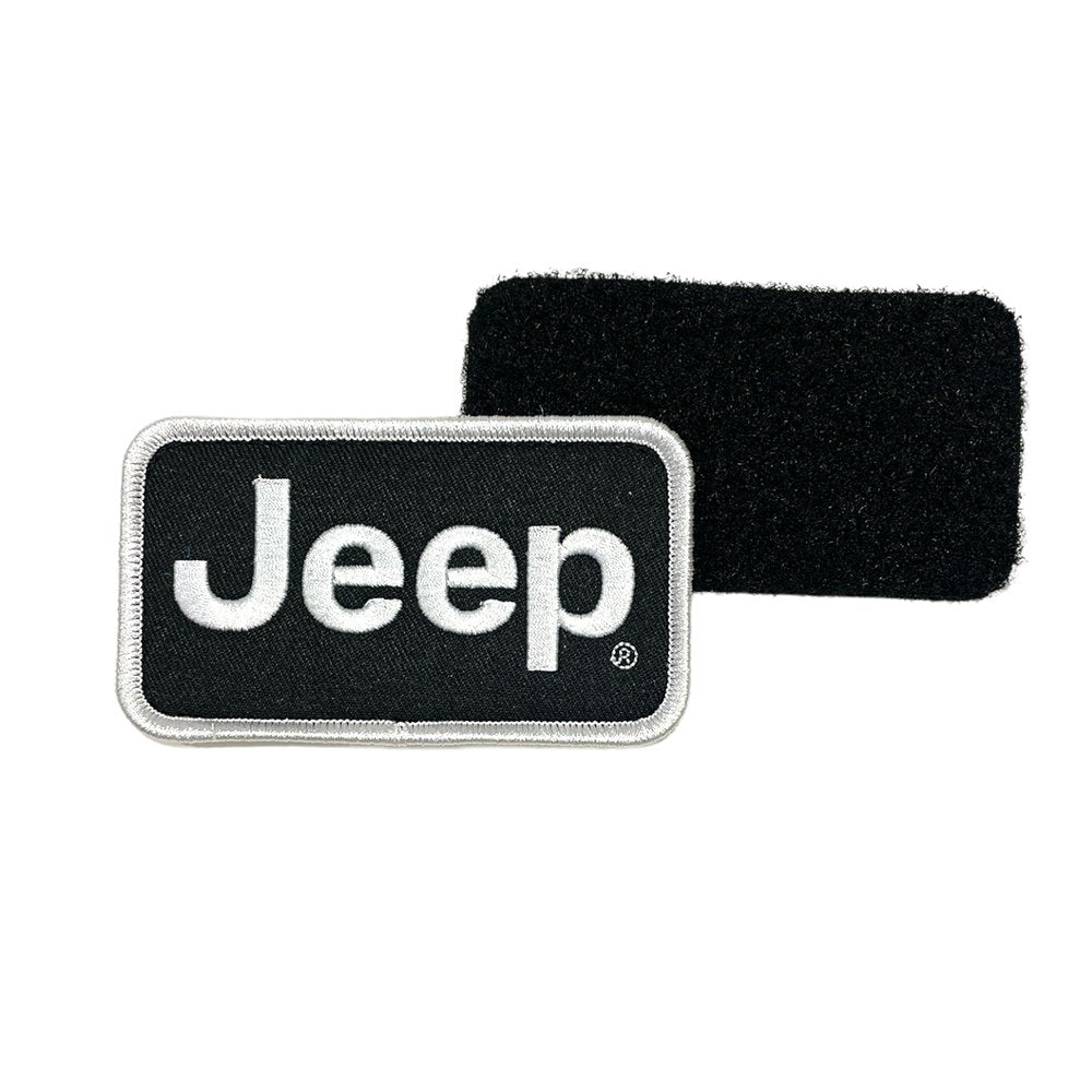 Patch - Jeep Text - Black/White - Speedlogix