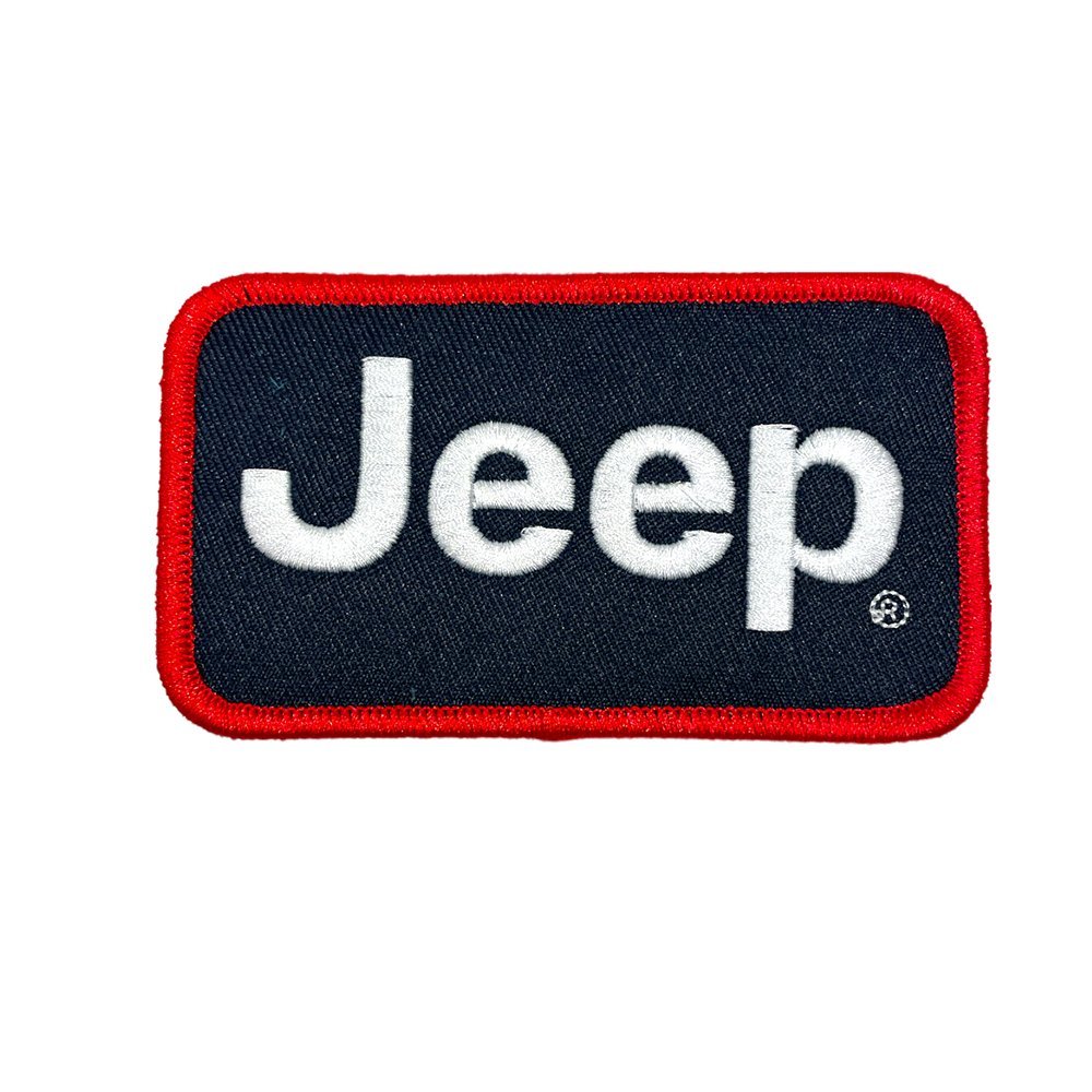 Patch - Jeep Text - Red/White/Navy - Speedlogix