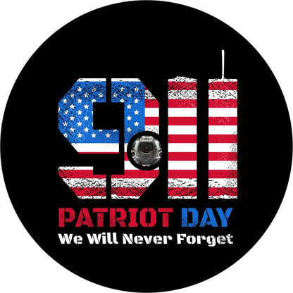 Patriot Day 911 Never Forget Bronco Spare Tire Cover - Speedlogix