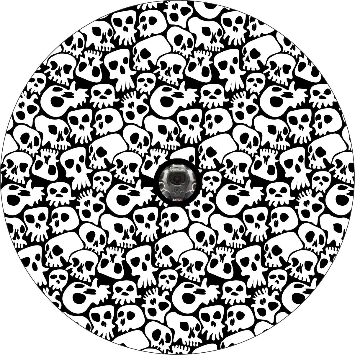 Pattern of Skulls Bronco Spare Tire Cover - Speedlogix