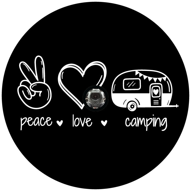 Peace • Love • Camping Bronco Spare Tire Cover - Speedlogix