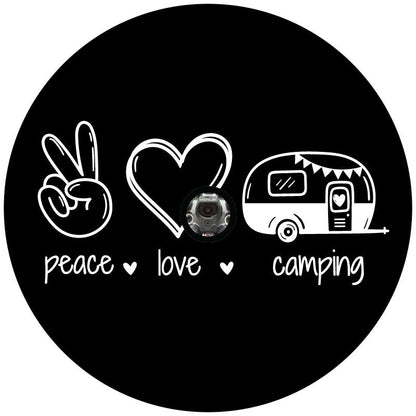 Peace • Love • Camping Bronco Spare Tire Cover - Speedlogix