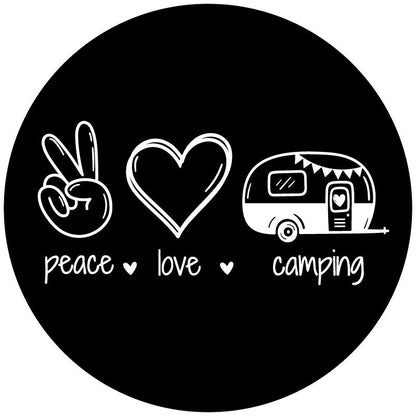 Peace • Love • Camping Bronco Spare Tire Cover - Speedlogix