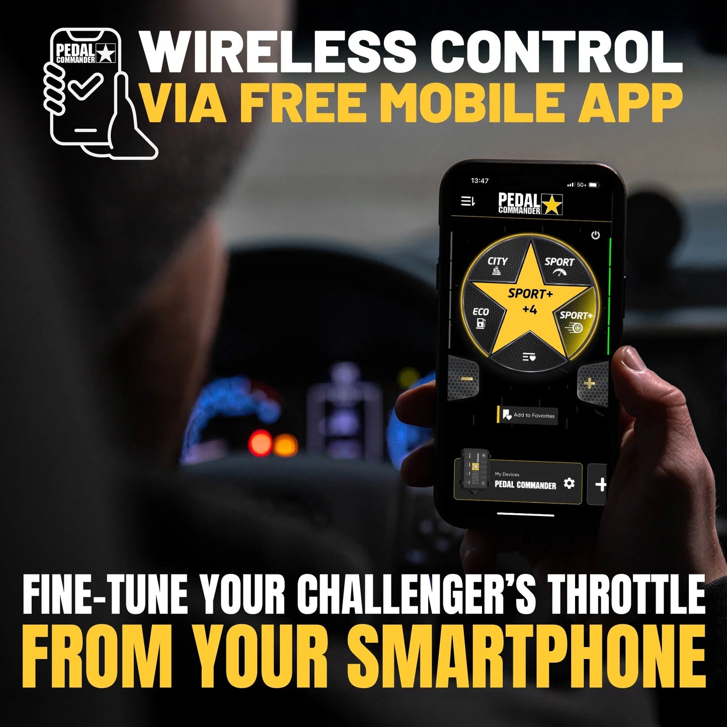 Pedal Commander for Dodge Challenger - Speedlogix