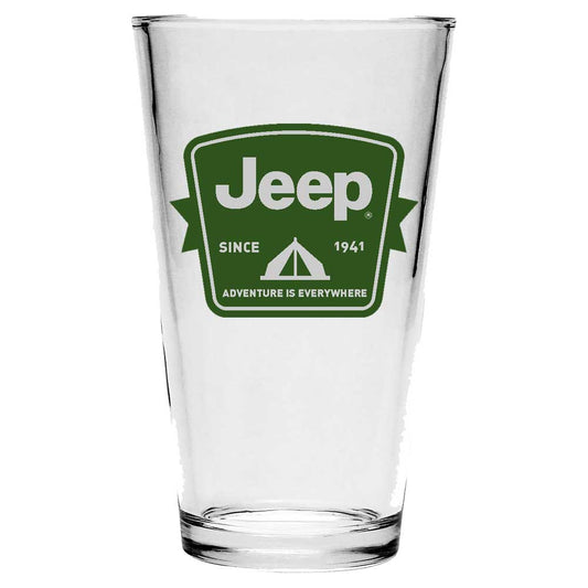 Pint Glass - Jeep Tent Badge - Speedlogix