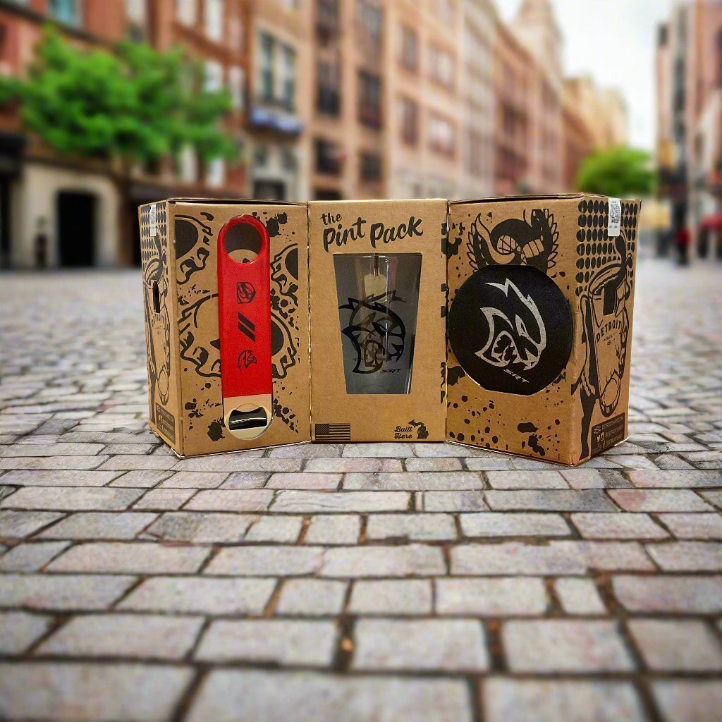 Pint Glass Pack - Dodge Hellcat SRT - Speedlogix