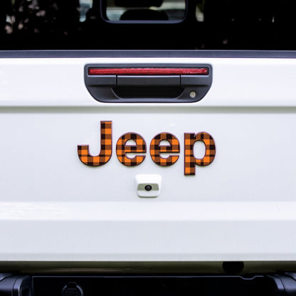 Emblem Decal set for Jeep Gladiator | Plaid