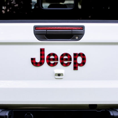 Emblem Decal set for Jeep Gladiator | Plaid