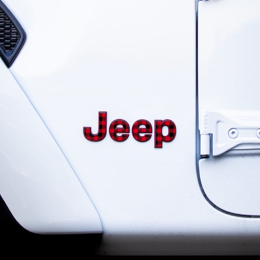 Emblem Decal set for Jeep Gladiator | Plaid