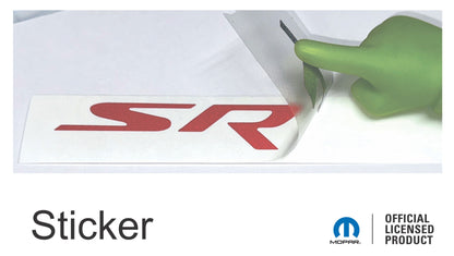 SRT Airbox Lettering and Stripe Decals  - Charger SRT Hellcat