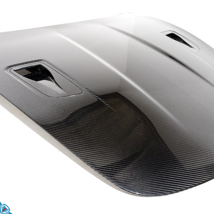 2012-2025 Porsche Boxster & Cayman (981/982) GT4 RS Style Pre-Preg Dry Carbon Fiber Hood | FYBR Aerodynamics