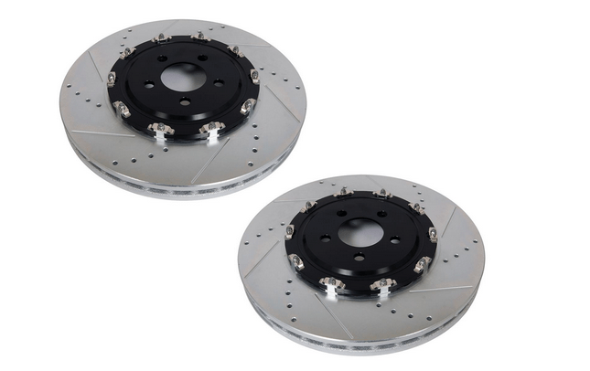 PowerStop Front Rotors, Drilled & Slotted 2015 - 2020 Challenger/Charger (6 - Piston) - Speedlogix