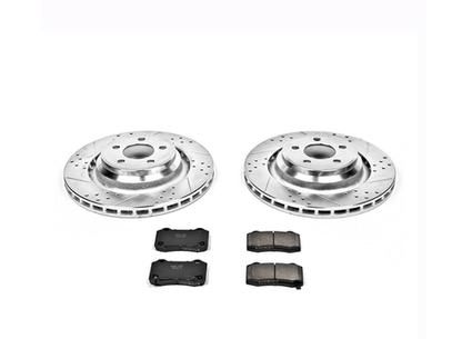 PowerStop Z23 Rear Brake Pad & Rotor Kit 2005 - 2023 Challenger/Charger (4 - Piston) - Speedlogix