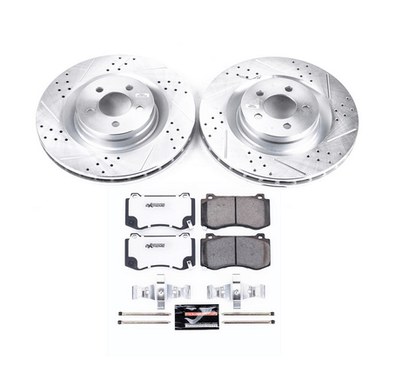 PowerStop Z26 Front Brake Pad & Rotor Kit 2005 - 2023 Challenger/Charger (4 - Piston) - Speedlogix