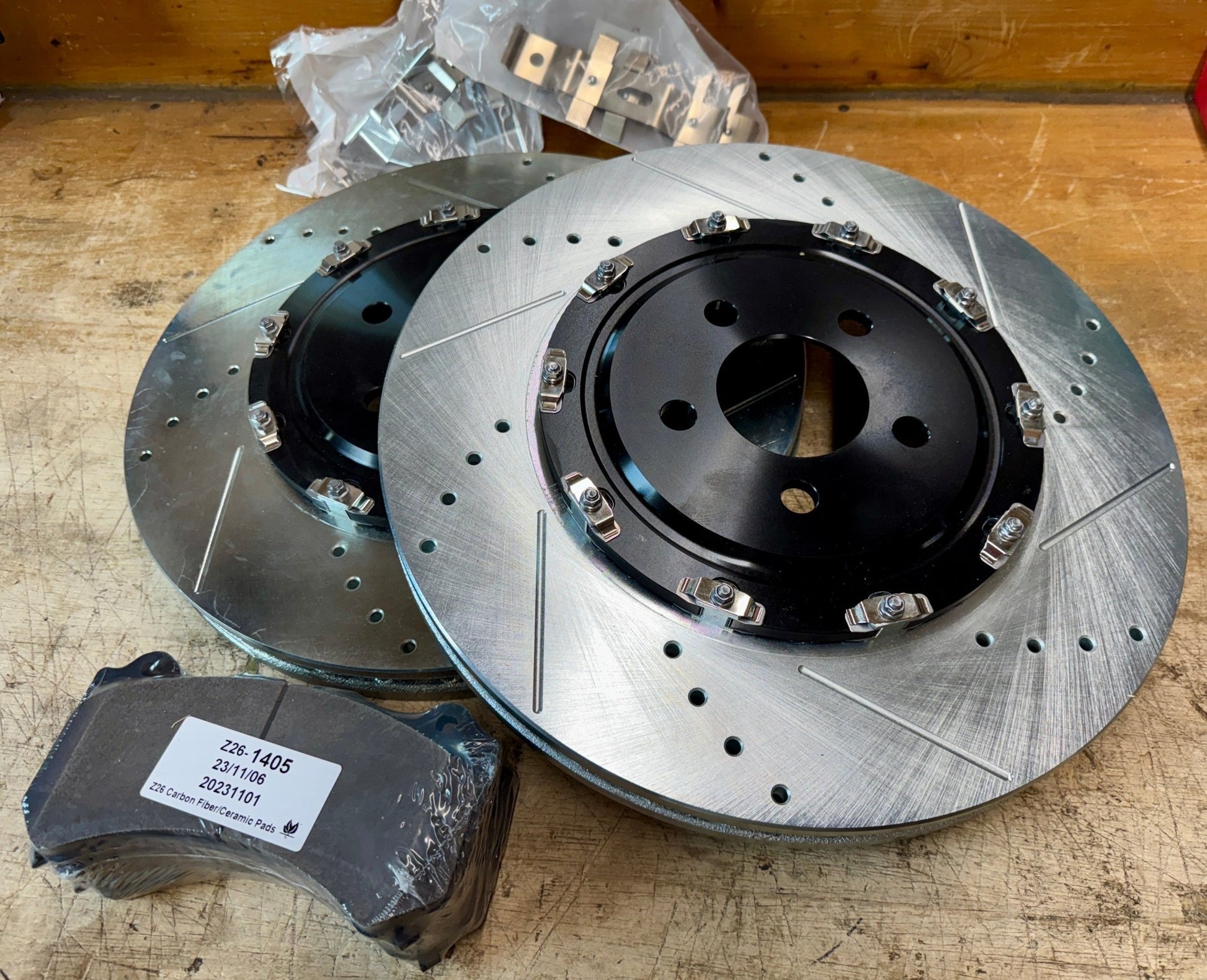 PowerStop Z26 Front Brake Rotor+Pad Kit 2015 - 2020 Challenger/Charger (6 - Piston) - Speedlogix