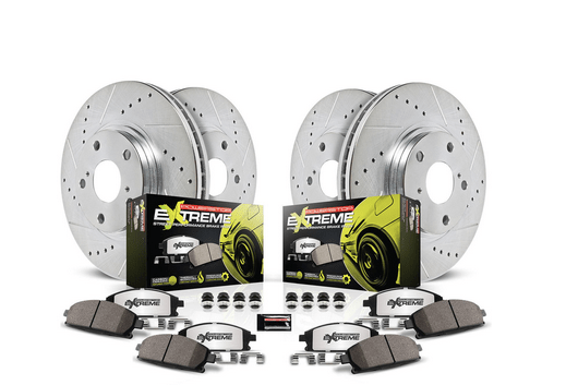 PowerStop Z26 Front & Rear Brake Pad & Rotor Kit 2005 - 2023 Challenger/Charger 5.7L - Speedlogix