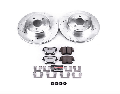 PowerStop Z26 Front & Rear Brake Pad & Rotor Kit 2005 - 2023 Challenger/Charger 5.7L - Speedlogix