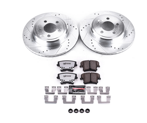 PowerStop Z26 Rear Brake Pad & Rotor Kit 2005 - 2023 Challenger/Charger 5.7L - Speedlogix