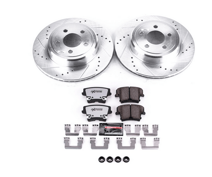 PowerStop Z26 Rear Brake Pad & Rotor Kit 2005 - 2023 Challenger/Charger 5.7L - Speedlogix