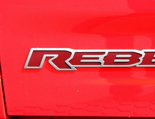 Premium Cast Vinyl Decal Letter Inlays for 2019 - 2026 RAM 1500 Rebel Tailgate - Speedlogix