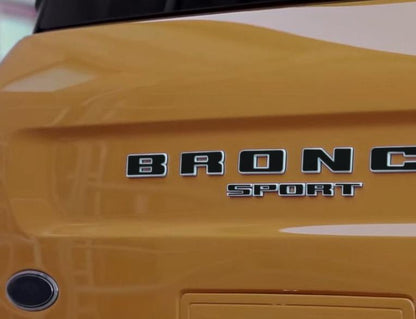 Premium Cast Vinyl Decal Letter Inlays for 2020 - 2026 Bronco Sport Tailgate - Speedlogix