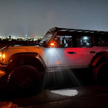 Premium LED Side Mirror Projector Puddle Approach Lights for Ford Bronco 2021 - 2026 - Speedlogix