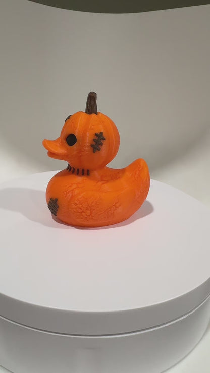 Halloween Pumpkin Duck