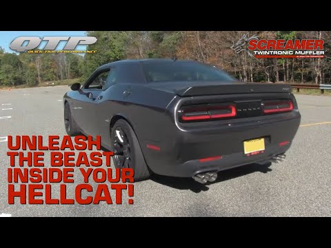 QTP Screamer Cat-Back Exhaust w/ Cut-Outs 2015-2023 Challenger 6.2L/6.4L