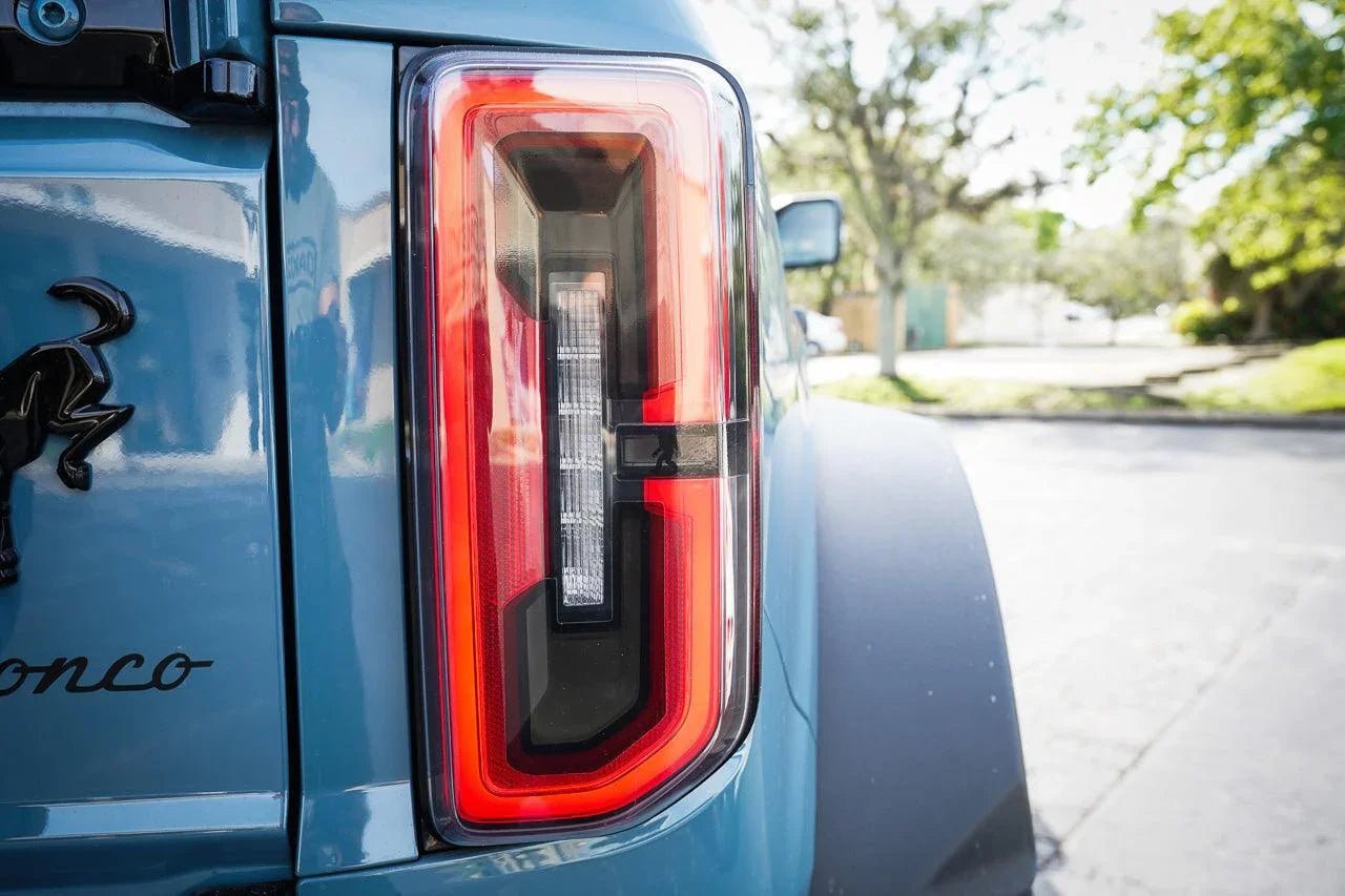 Printed Series 1L Tail Light Overlays - 2021+ Bronco (w/ LED Taillights) - Speedlogix