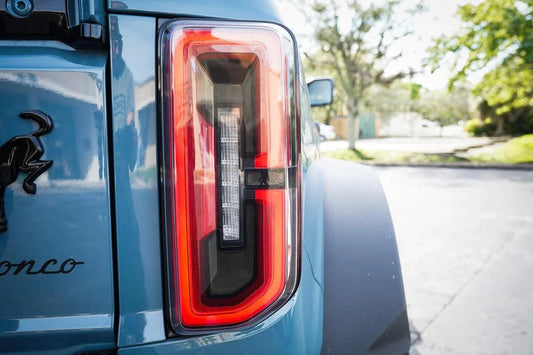 Printed Series 1L Tail Light Overlays - 2021+ Bronco (w/ LED Taillights) - Speedlogix