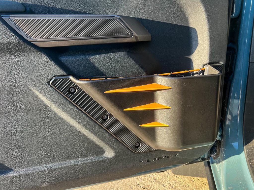 Printed Series ABS Bin Fin Overlays (Front) - 2021+ Bronco - Speedlogix