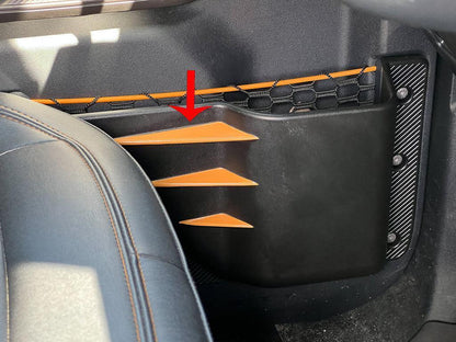 Printed Series ABS Bin Fin Overlays (Front) - 2021+ Bronco - Speedlogix