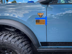 Printed Series American Flag Fender Stickers - 2021+ Bronco / Bronco Sport / Jeep / Universal - Speedlogix