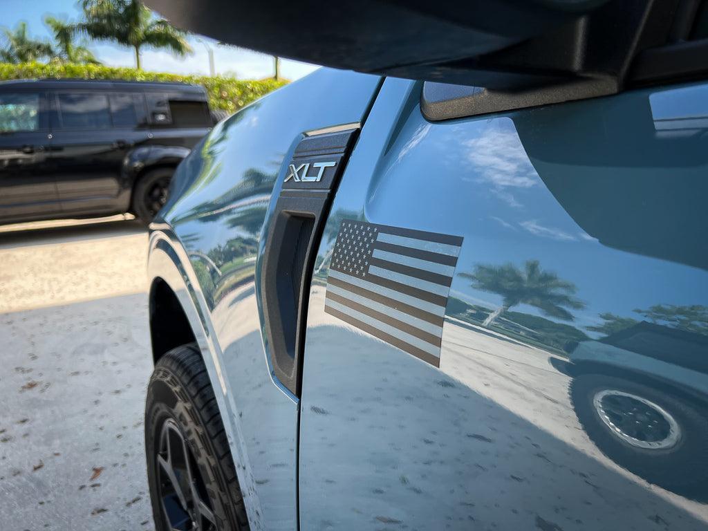 Printed Series American Flag Fender Stickers - 2021+ Bronco / Bronco Sport / Jeep / Universal - Speedlogix