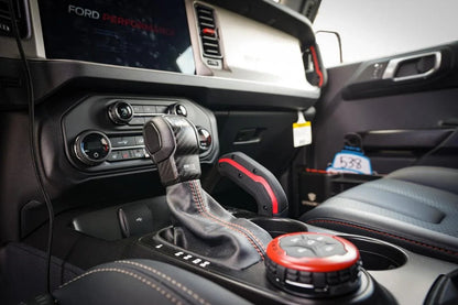 Printed Series Center Grab Handle Stripe Overlay - 2021+ Bronco Raptor (Carbon Fiber) - Speedlogix