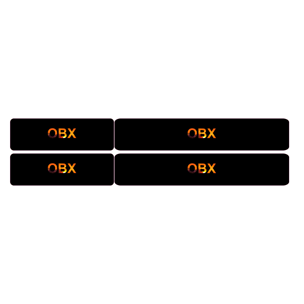 Printed Series Door Sill Protectors - 2021+ Bronco 2/4 Door - Speedlogix