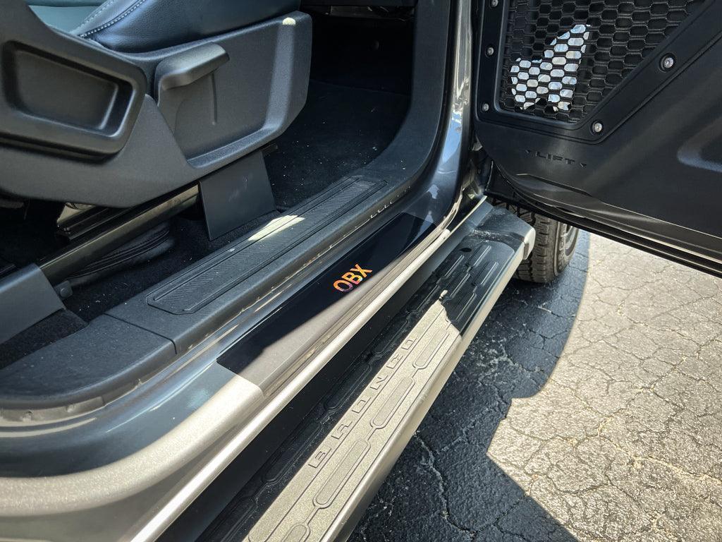 Printed Series Door Sill Protectors - 2021+ Bronco 2/4 Door - Speedlogix