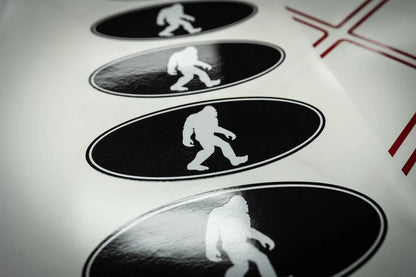 Printed Series Ford Bronco Rear Oval Emblem Overlays (Full Print) - 2021+ Bronco / Bronco Sport